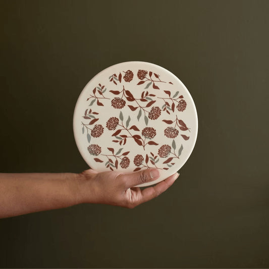 Dessous de plat sérigraphié - Tara terracotta