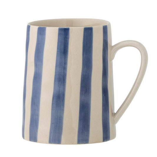 Mug Begonia - rayures bleues