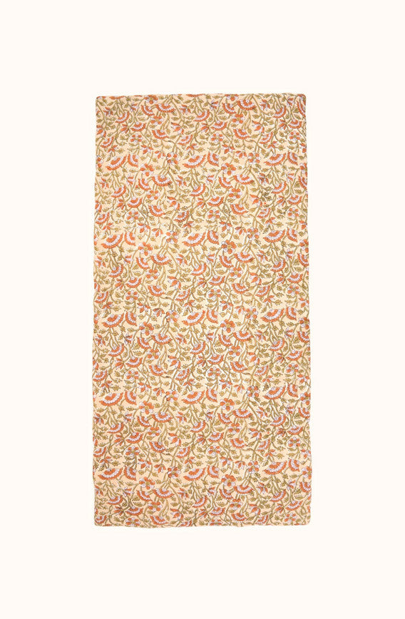 Matelas d'assise Rani - Champêtre orange