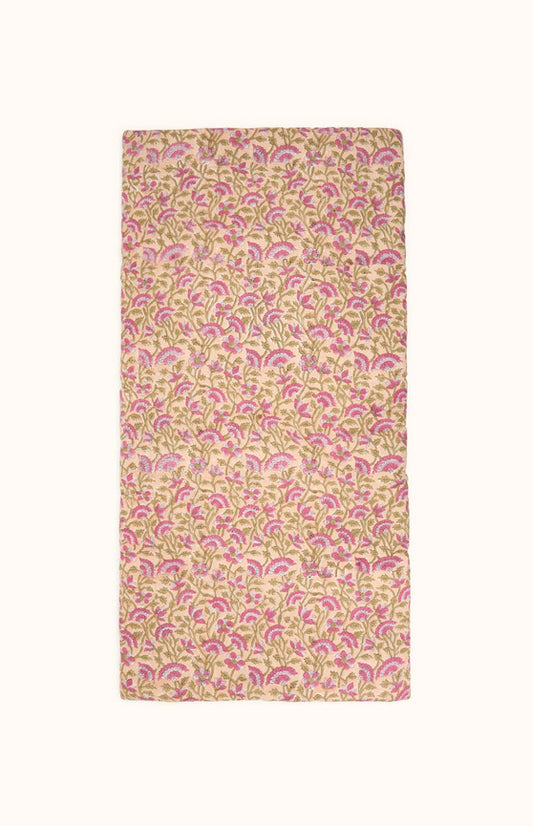 Matelas d'assise Rani - Champêtre aubergine