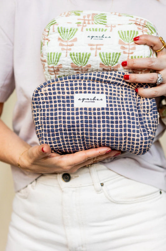 Petite trousse Gaya - Tresse celery