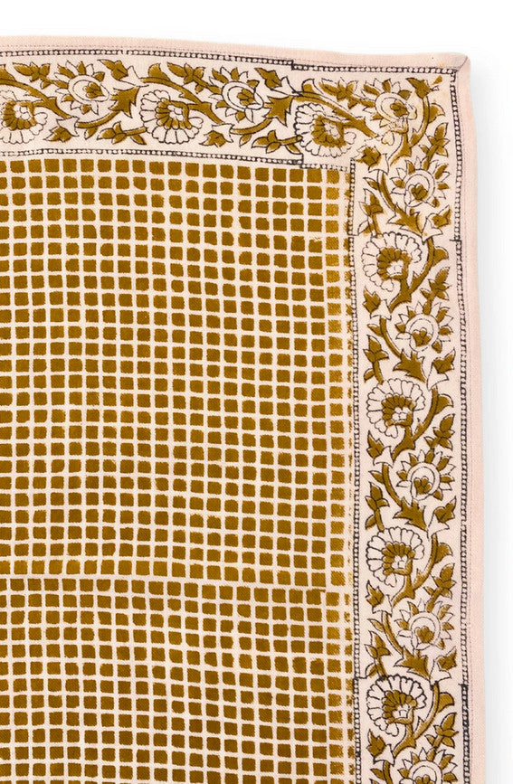 Big foulard Latika Mosaïc - Tobacco