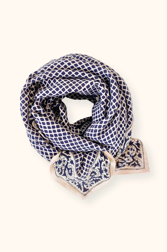 Big foulard Latika Mosaïc - Graphite