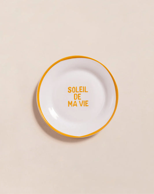 Petite assiette Soleil de ma vie