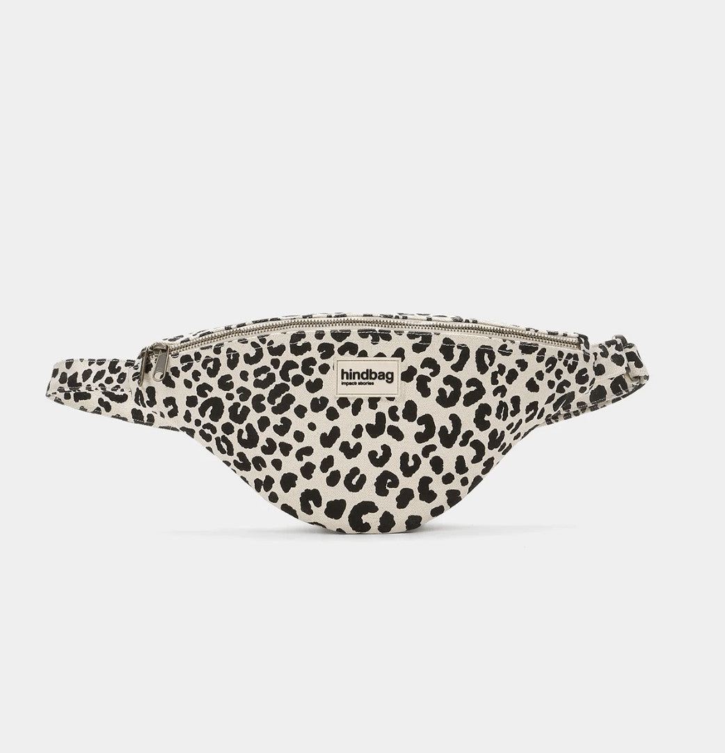 Sac banane Sasha - Léopard écru