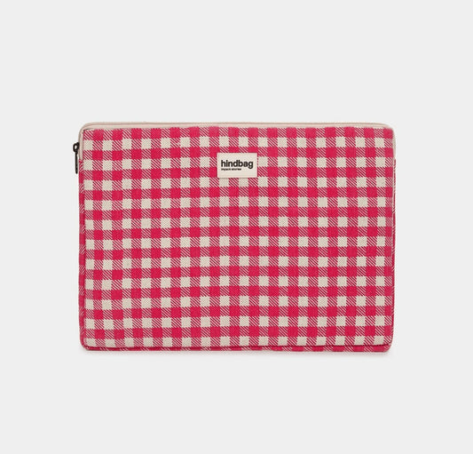 Housse d'ordinateur Ava S - Vichy rose