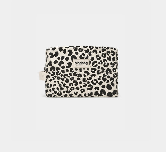 Trousse de toilette Leon - Léopard écru