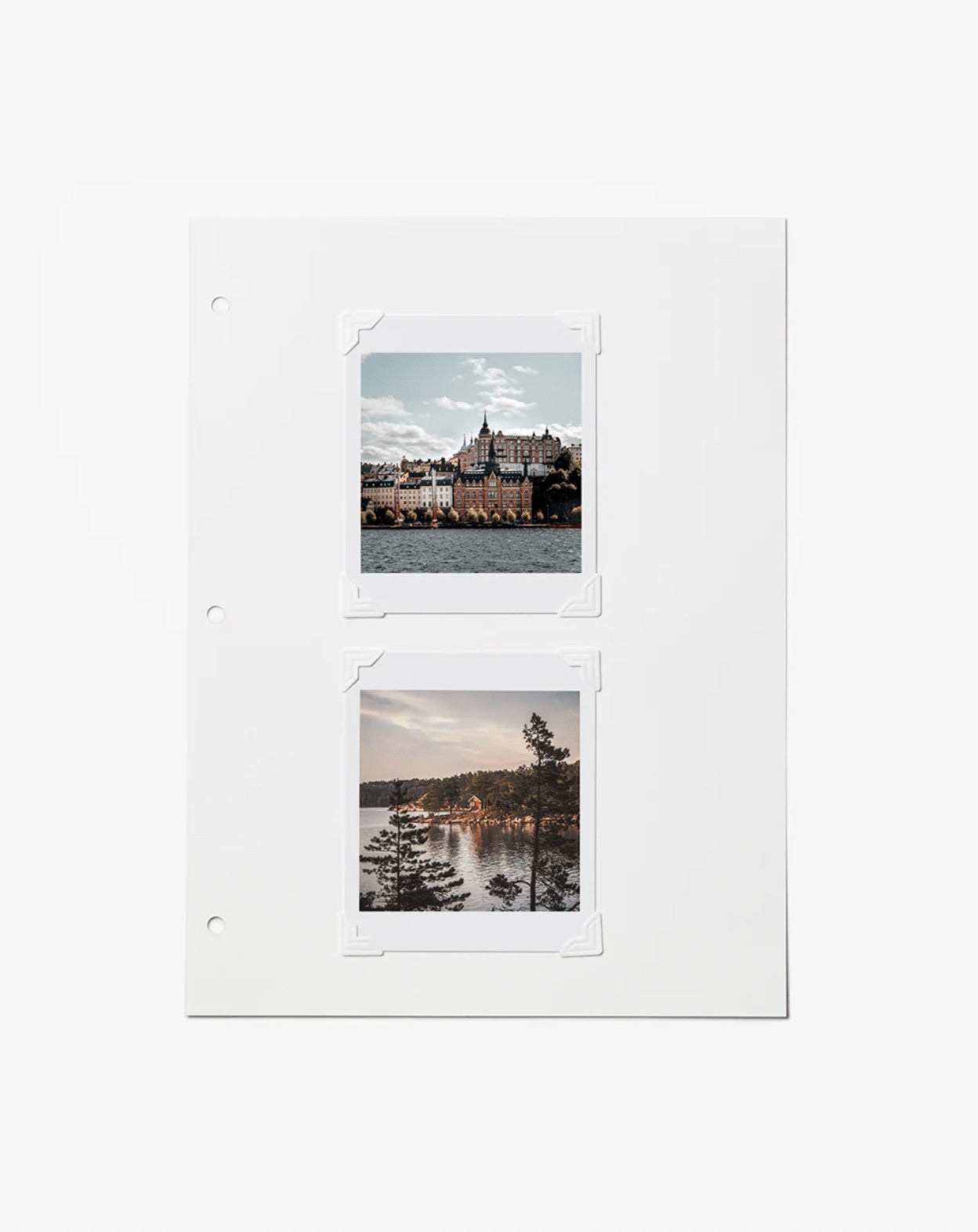 Coins photos - Blanc