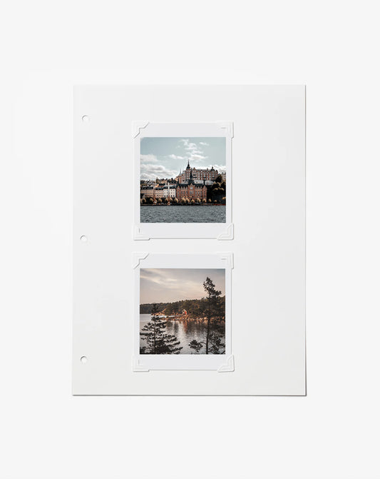 Coins photos - Blanc