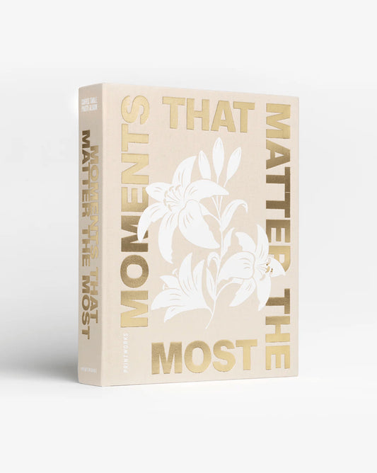 Album photo - Moments that matters the most - Beige