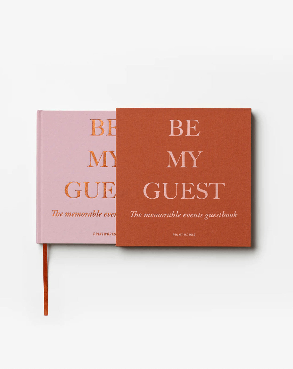 Livre d'or - Be my guest - Rust/pink