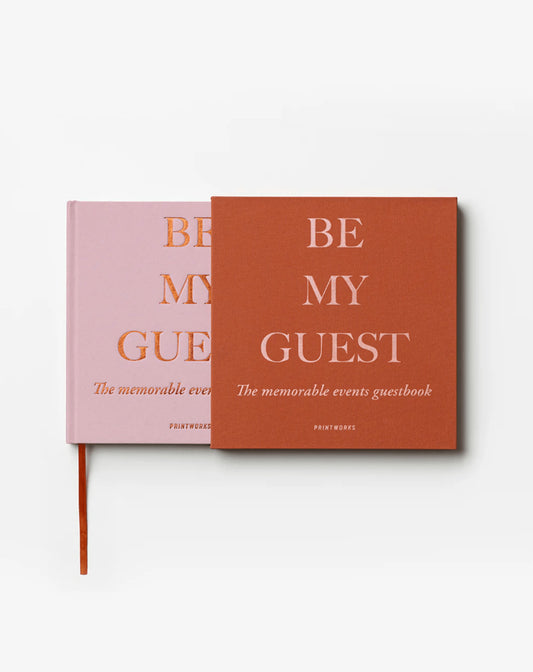 Livre d'or - Be my guest - Rust/pink