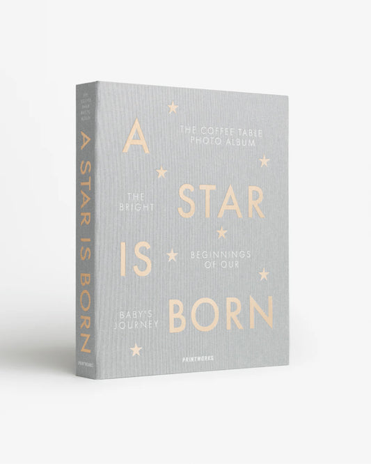 Album photo bébé - A star is born - Gris