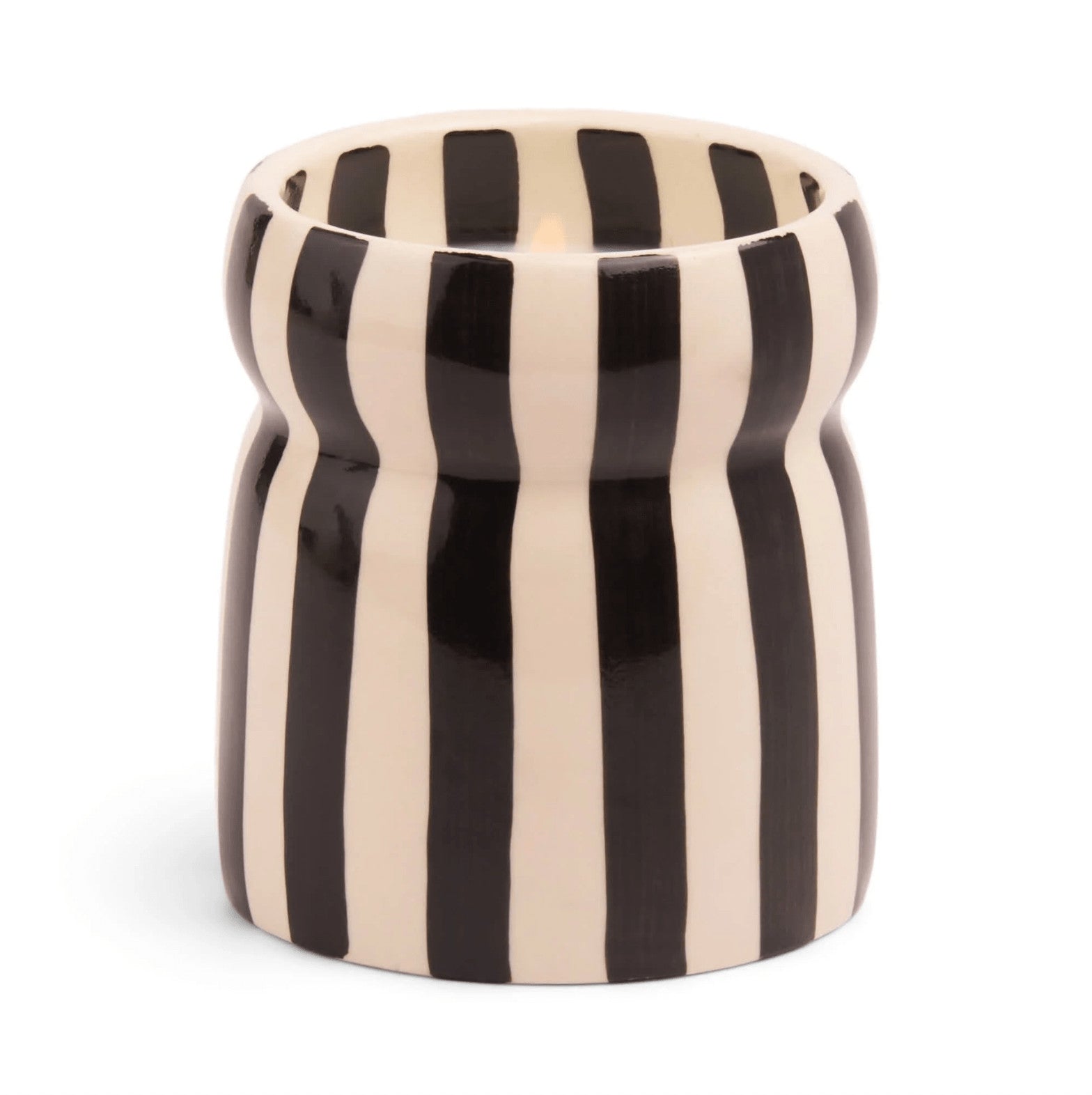 Bougie Cabana black - Lava stone