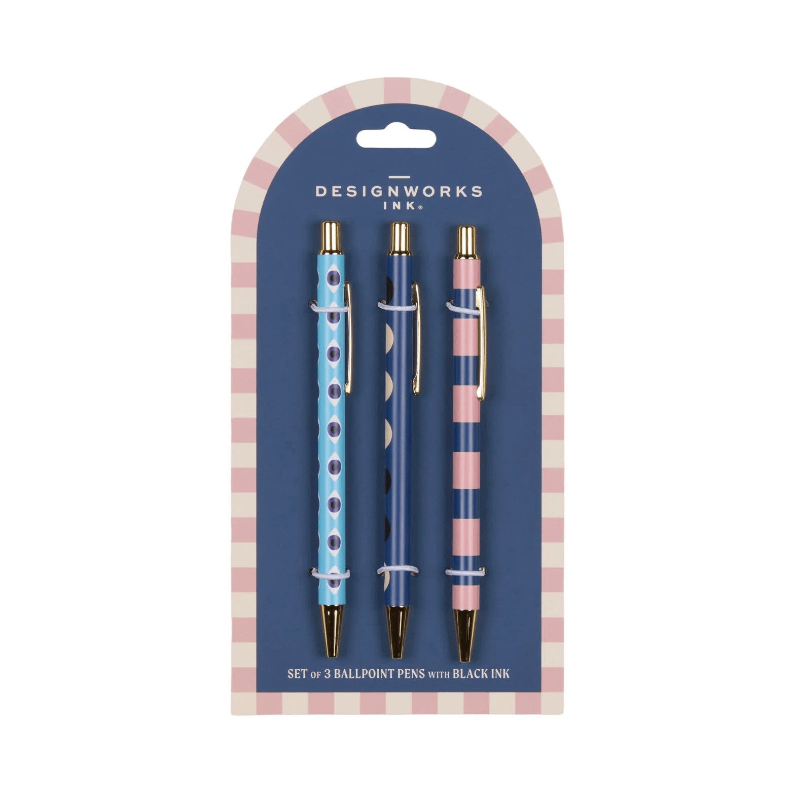 Set de 3 stylos A dopo - Eye, moon, stripe — Designworks , Lyon