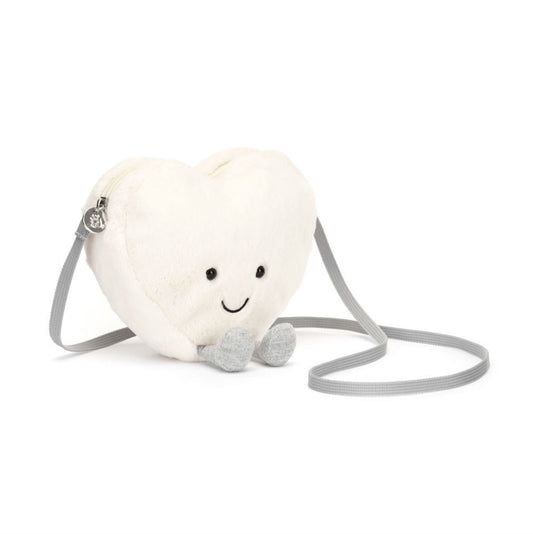 Petit sac Coeur crème