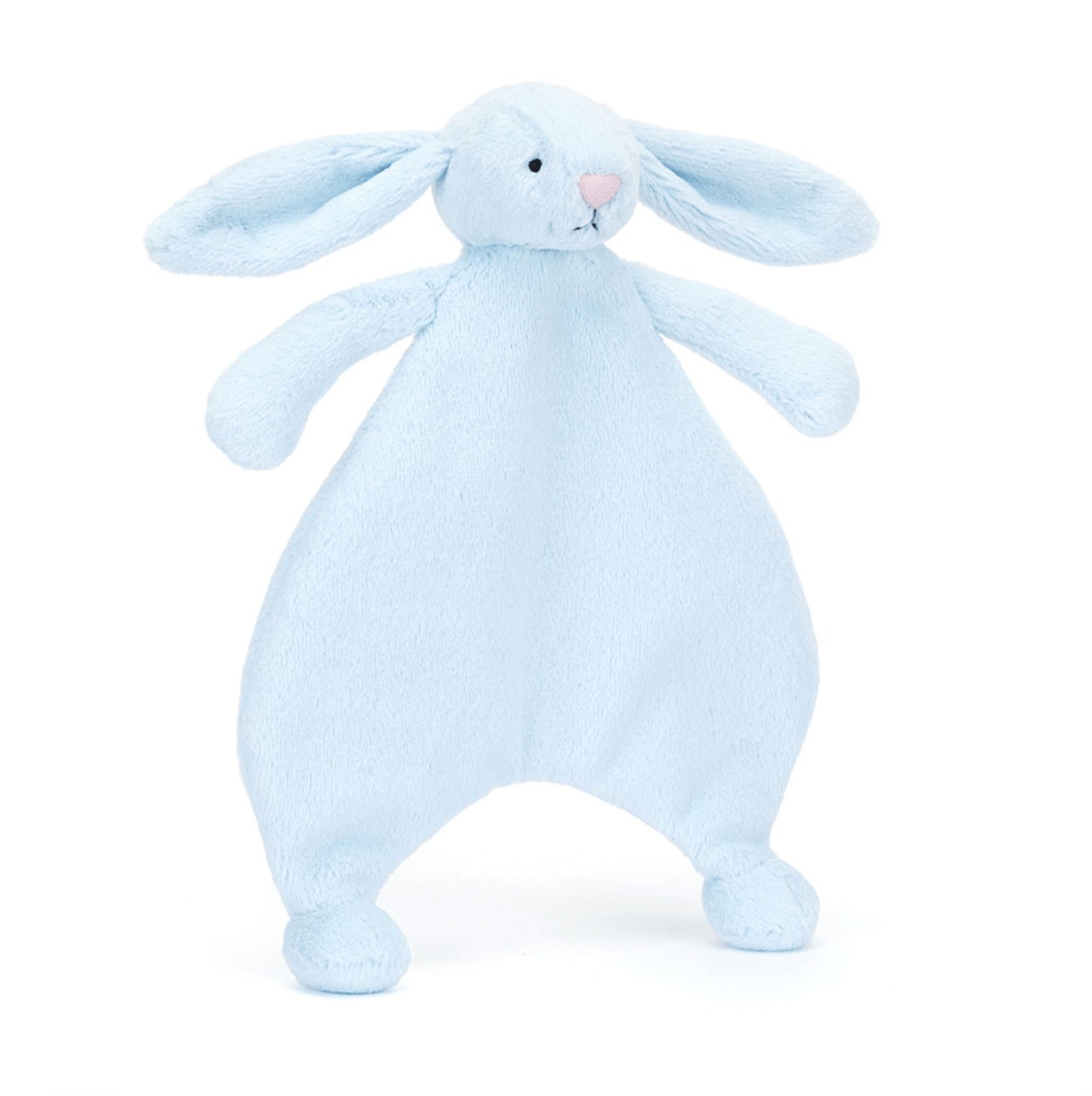 Doudou lapin bleu