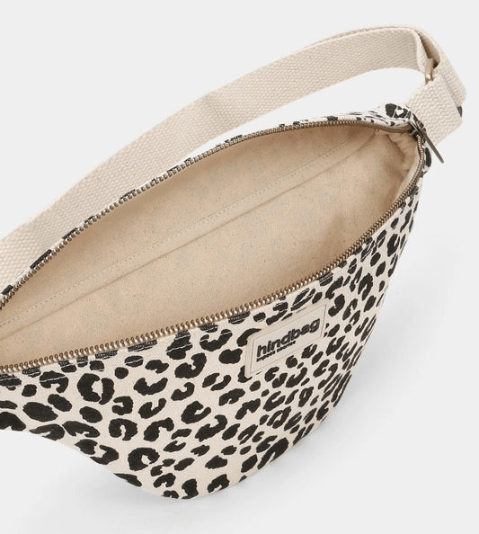 Sac banane Olivia - Léopard écru