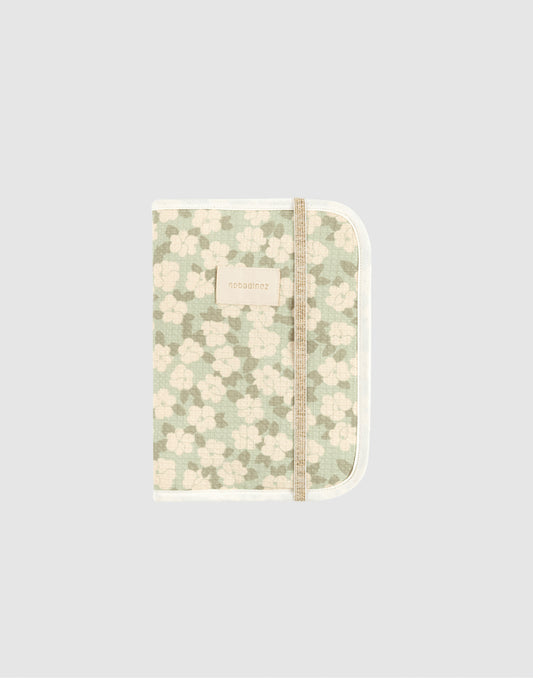 Protège-carnet de santé Poema Opera - Green sakura