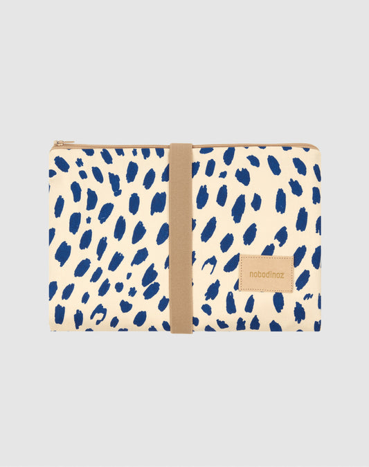 Tapis à langer imperméable Hyde Park - Leonie blue