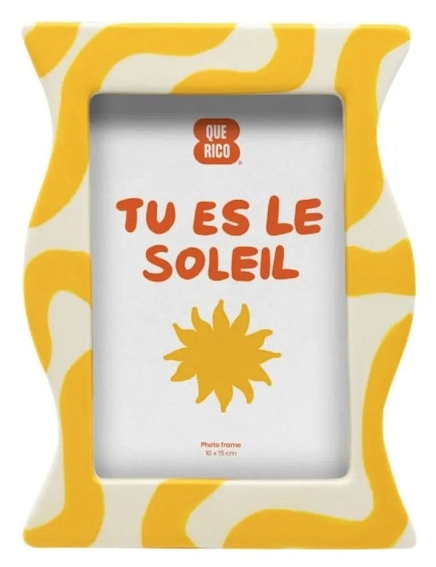 Cadre Francisco - Vagues jaunes — Qué Rico , Lyon