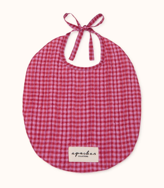 Bavoir Shampa Khadi - Fuchsia