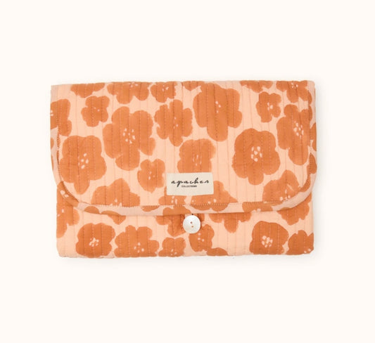 Matelas à langer Shilpan - Flora bold orange