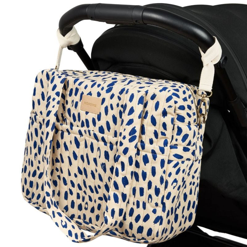 Sac à langer imperméable Hyde Park - Leonie blue