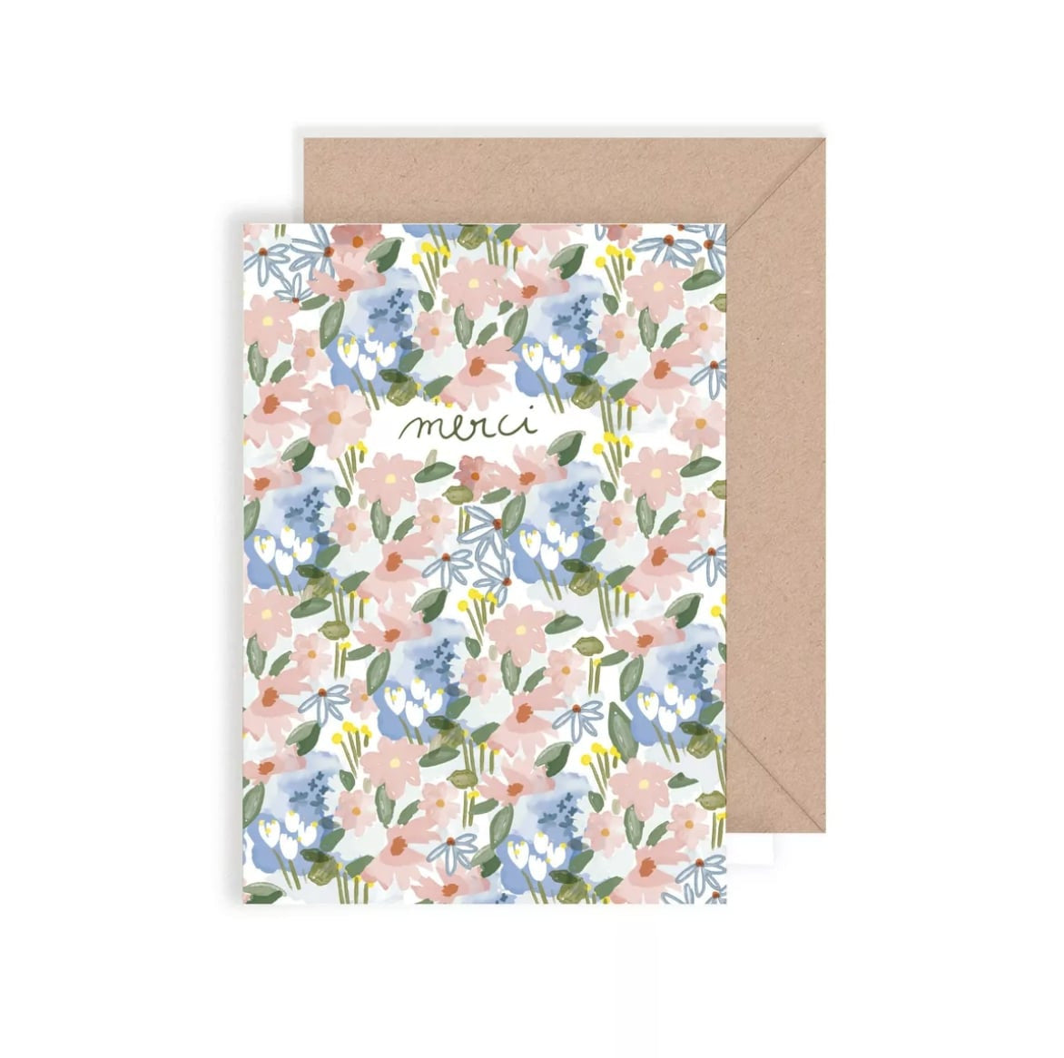 Carte double Merci - Parenthèse florale — My lovely thing , Lyon