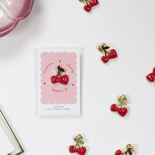 Pin's Belles de Mai - Maman cherry d'amour