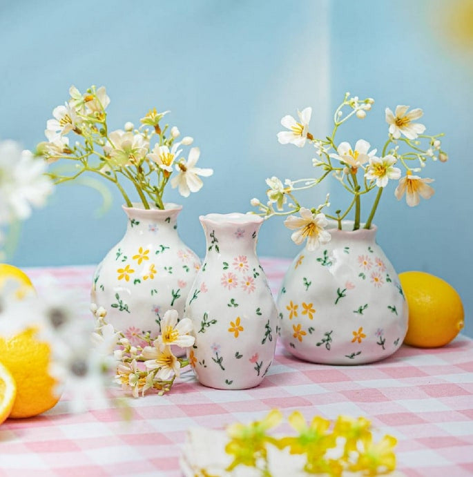 Mini vase Fleuri - allongé