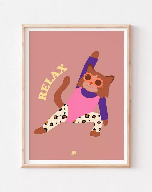 Affiche A3 - Chat aerobic