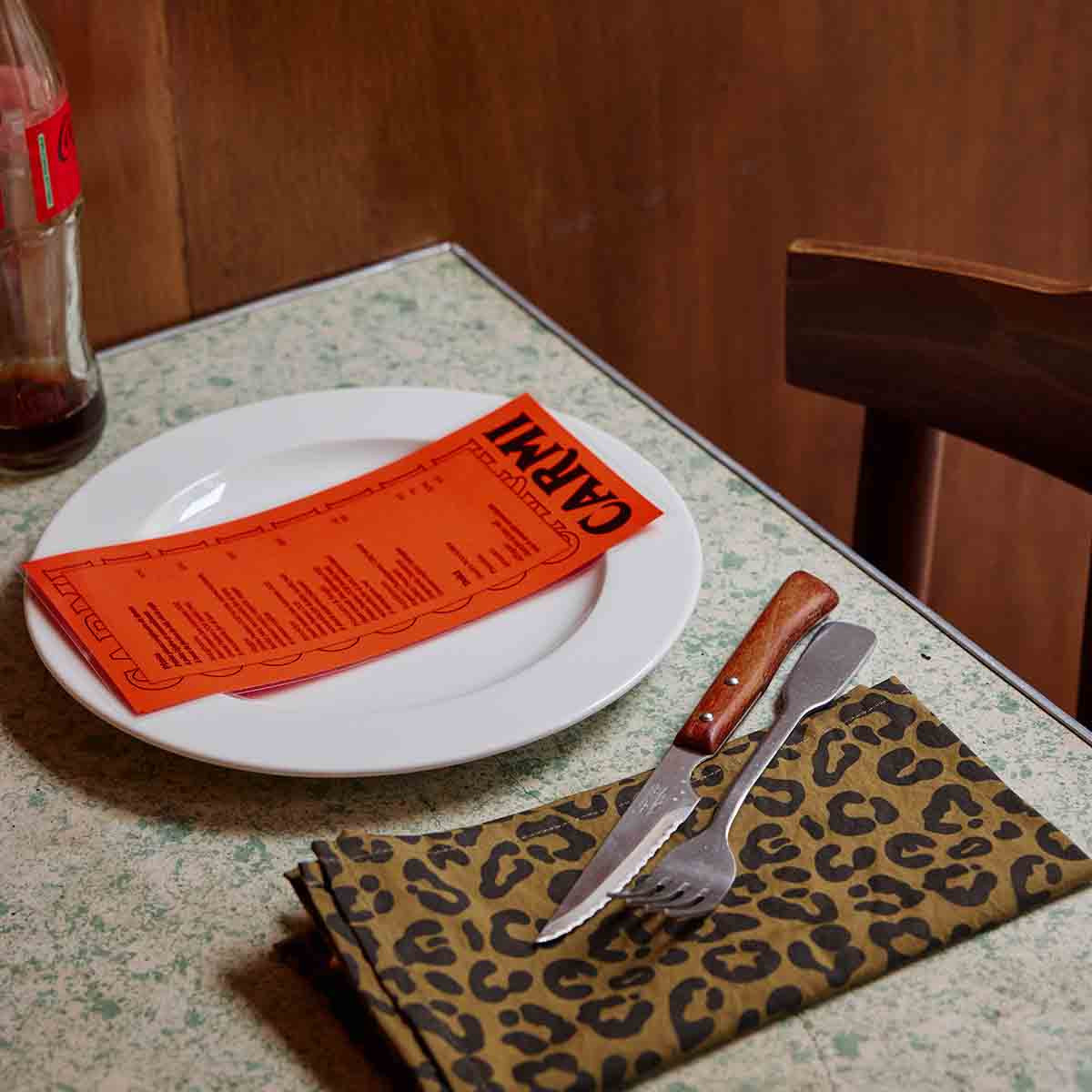 Serviette Laurene - Graou olive — Rose in April , Lyon