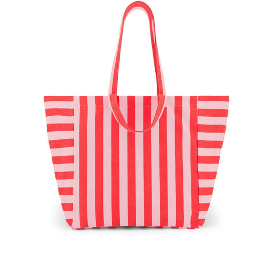 Sac cabas Elisa - Rayé Tomato/candy