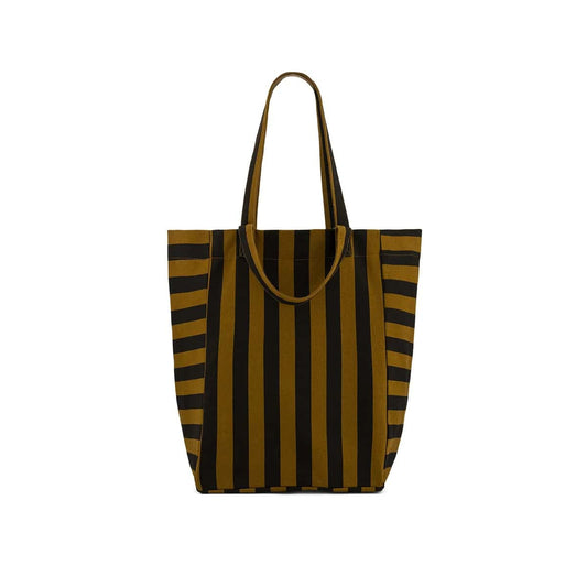 Sac cabas Elisabeth - Rayé cumin/noir