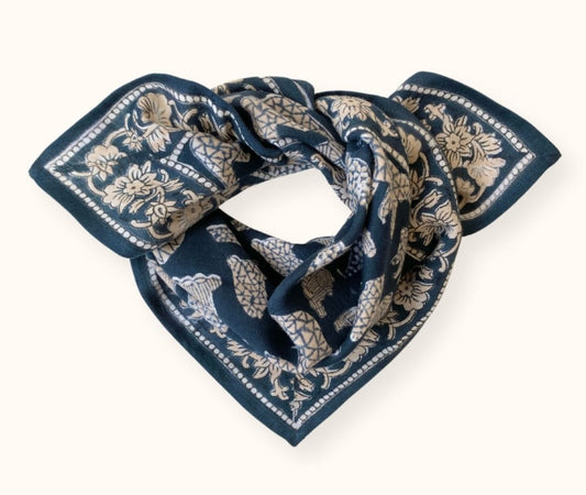 Small foulard Manika Ours - Orage