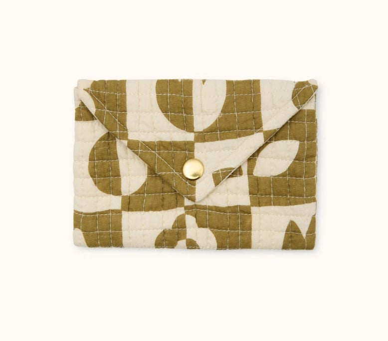 Enveloppe Ravi - Damier tobacco