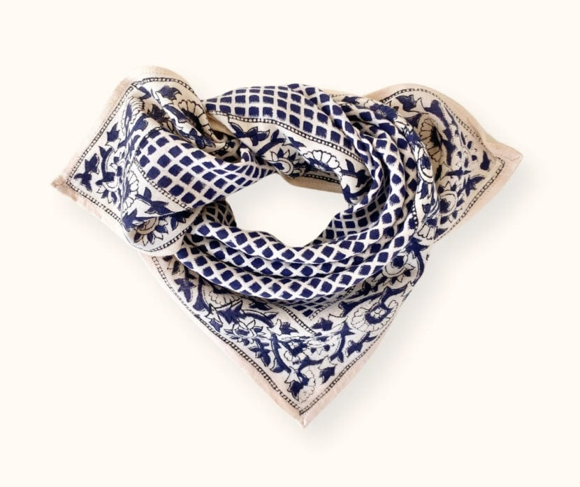 Small foulard Manika Mosaïc - Graphite