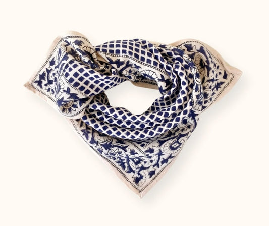 Small foulard Manika Mosaïc - Graphite