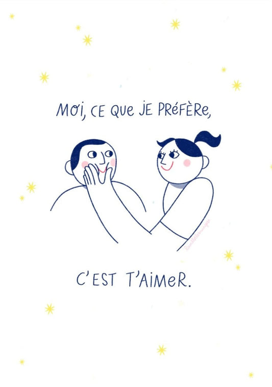 Affiche A3 - Bisous doux