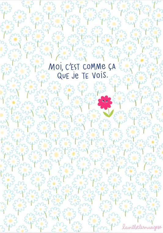 Carte Ma fleur