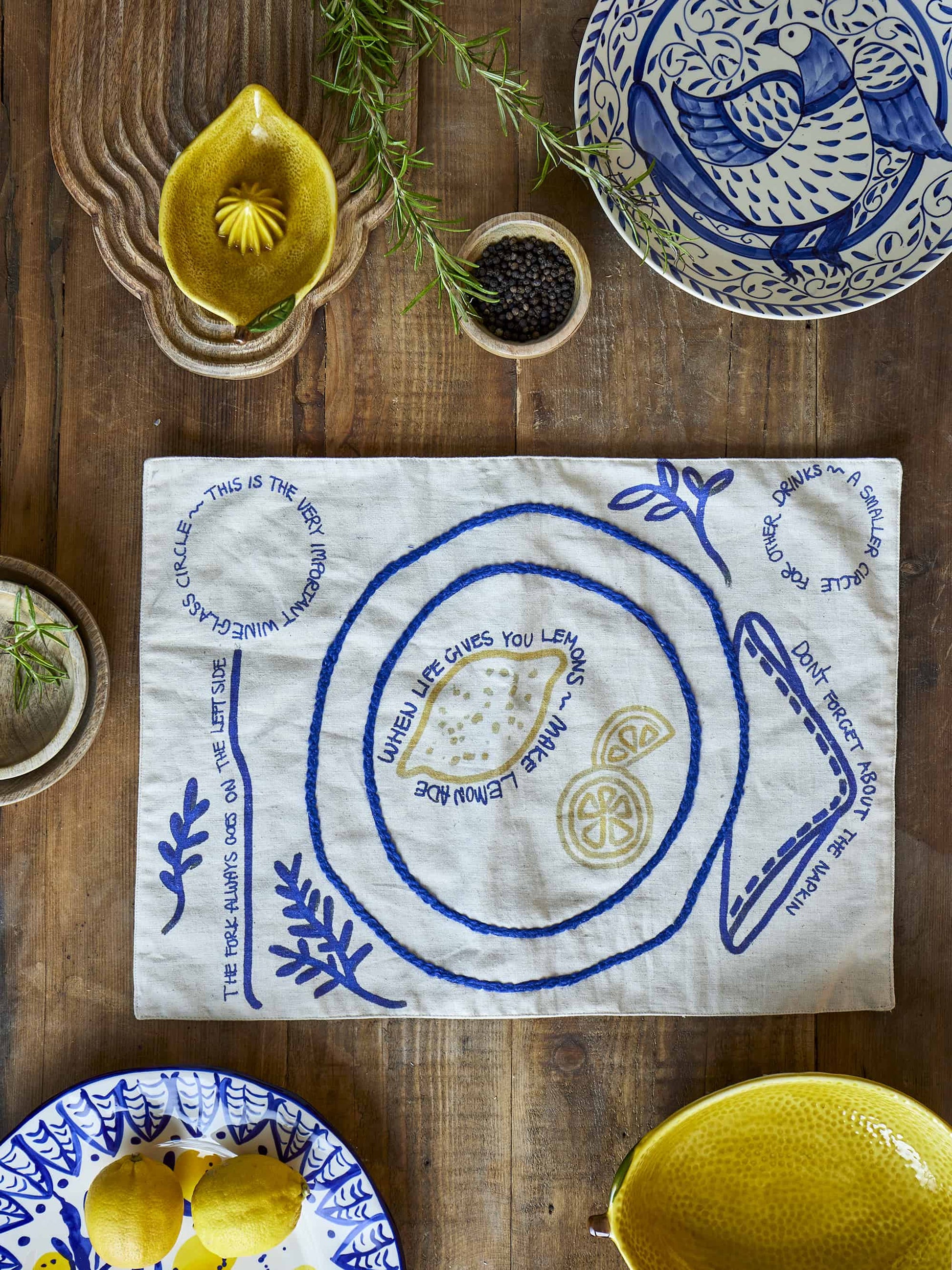 Set de table Limone