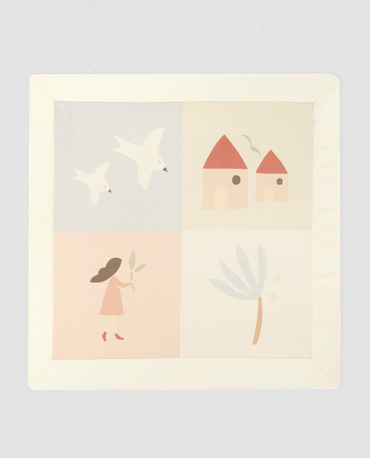 Tapis de jeu Playground carré - Sweet home