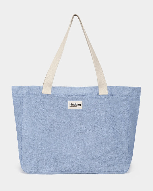 Sac cabas Claude - Eponge bleu nuage