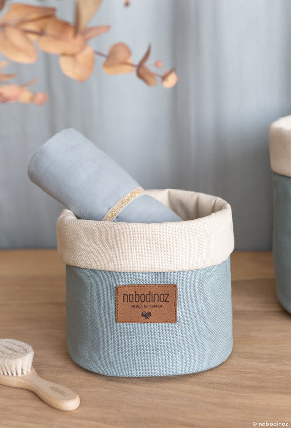 Panier en tissu Tango Small - Riviera blue