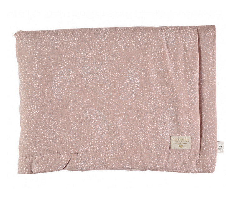 Couverture white bubble / misty pink - Mini