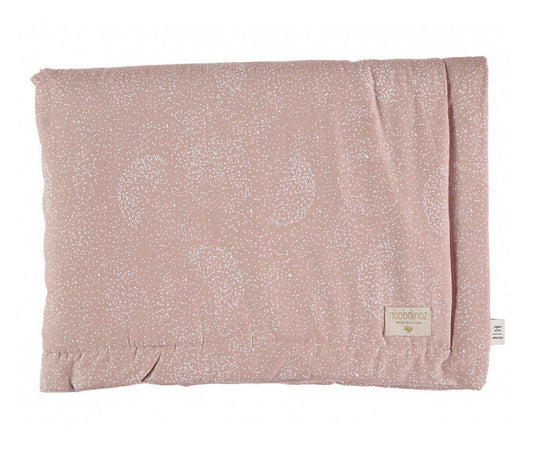 Couverture white bubble / misty pink - Mini