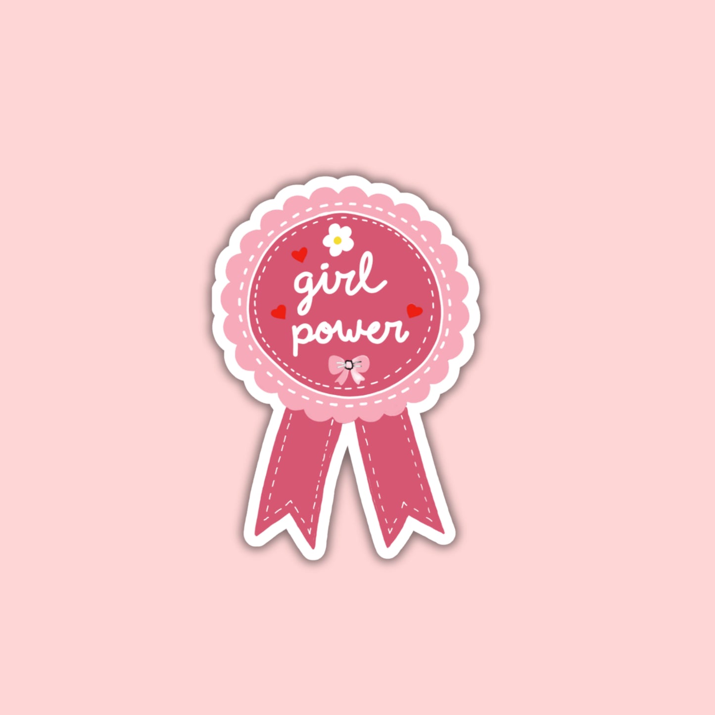 Sticker Badge girl power