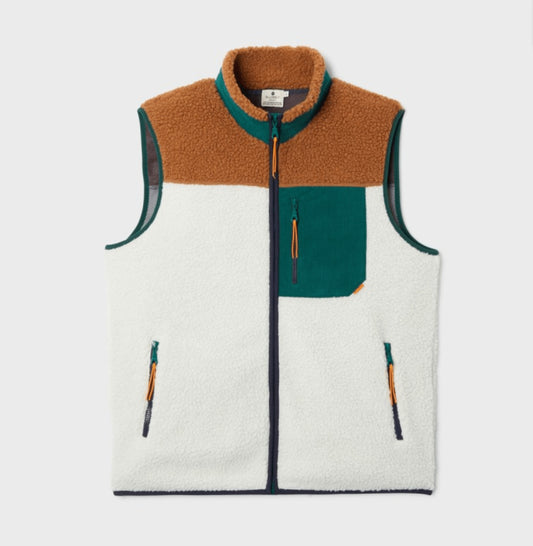 Veste sherpa sans manches pistache - Taille L