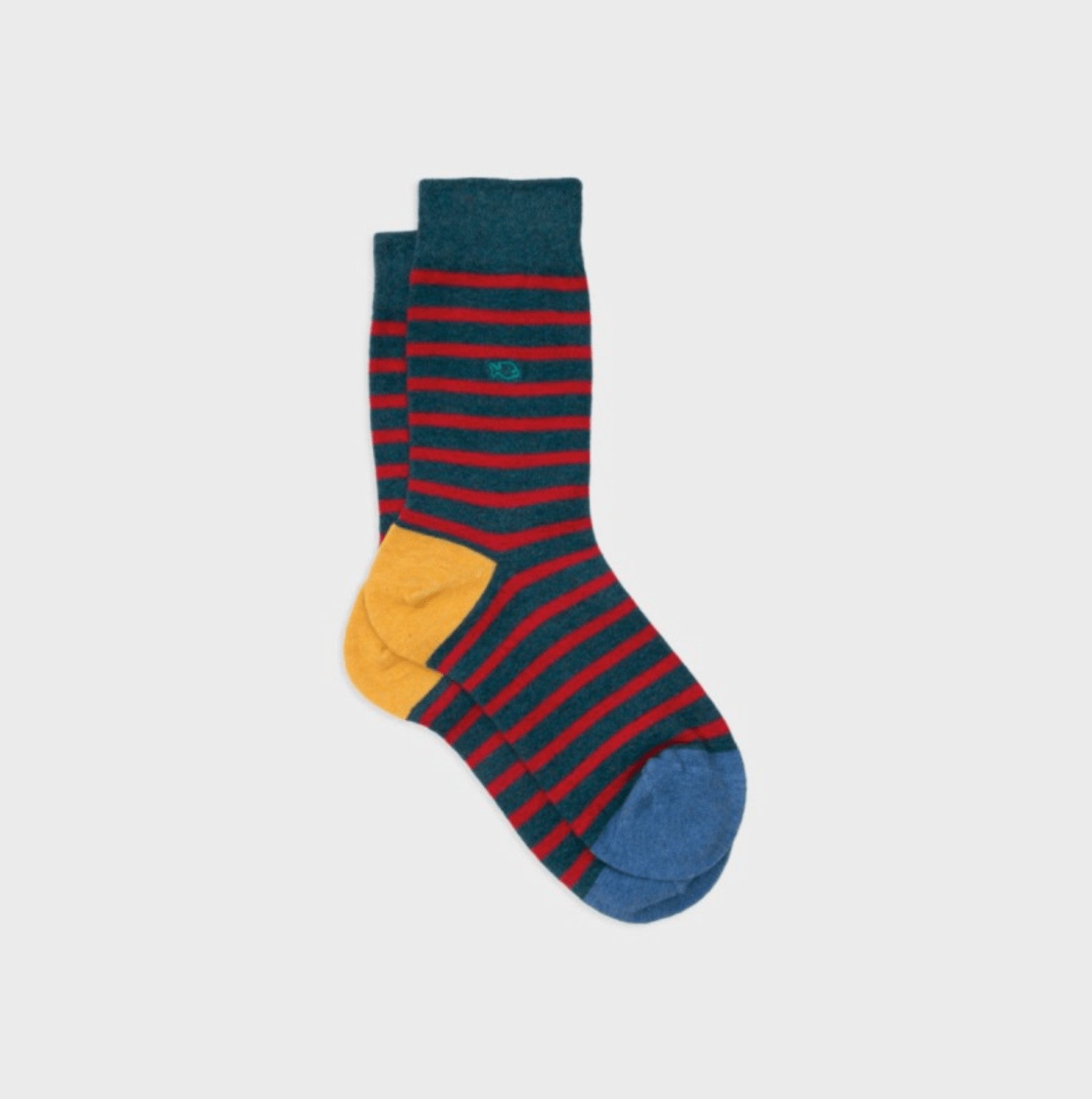Chaussettes Larges rayures - Bleu rayé rouge - Taille 41/46 — Billybelt , Lyon